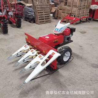 苜蓿草带高架收割机谷子茴香割晒机带立刀手推割倒机稻麦割晒机