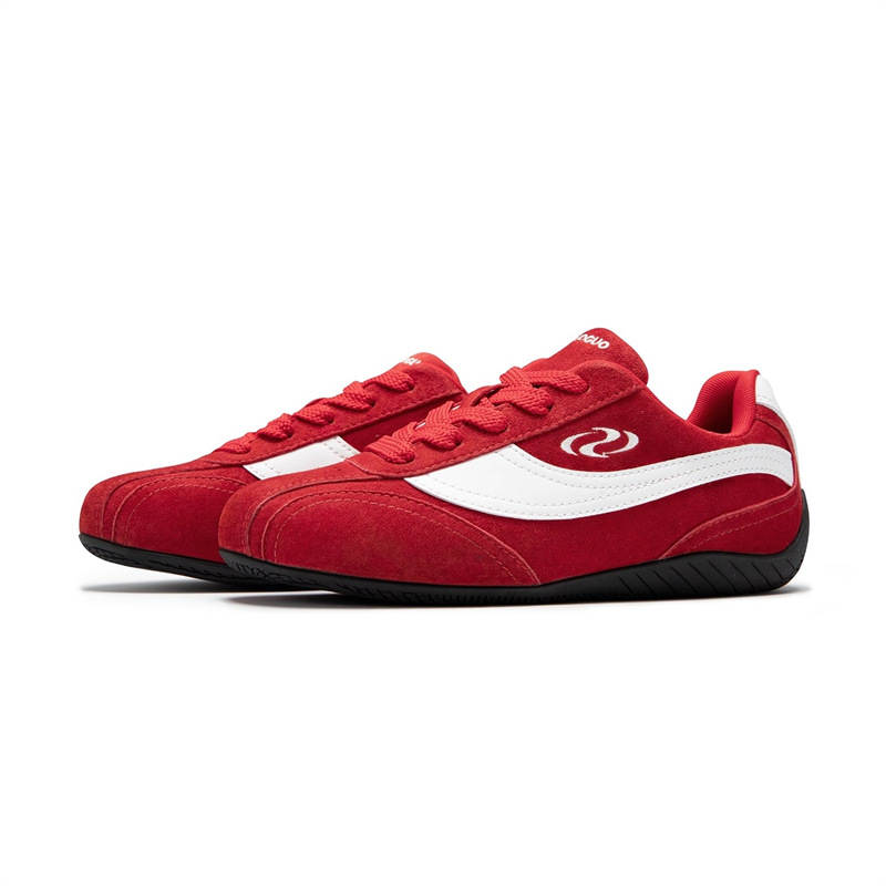 Comercio exterior de gran tamaño pareja zapatos de carreras rojos hombres y mujeres zapatos de entrenamiento alemán suela gruesa verano todo-fósforo deportes y zapatillas de deporte de ocio marea