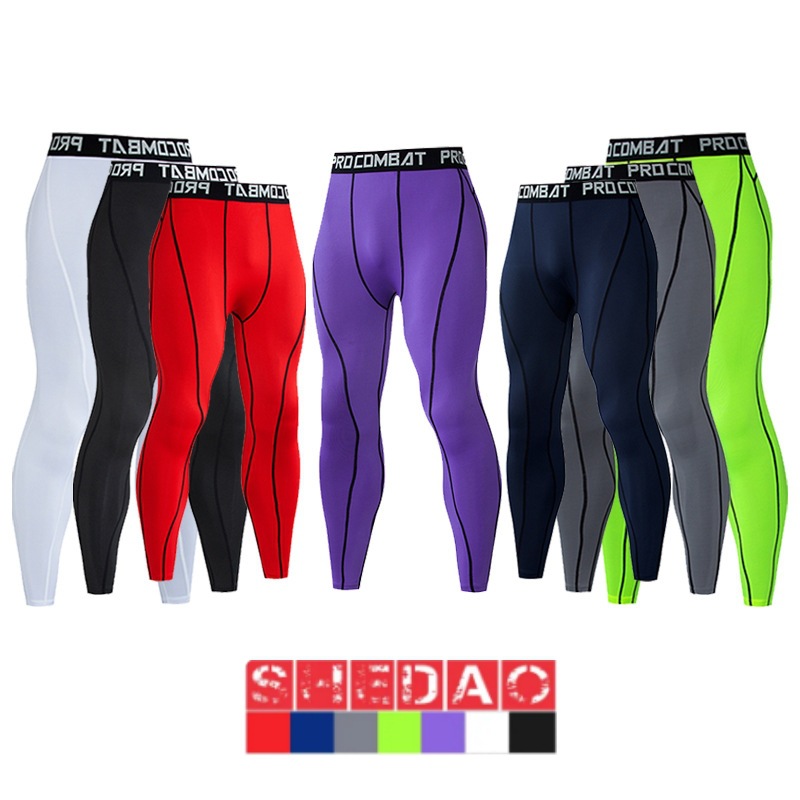 Men's Compression Tight Leggings Running Sport