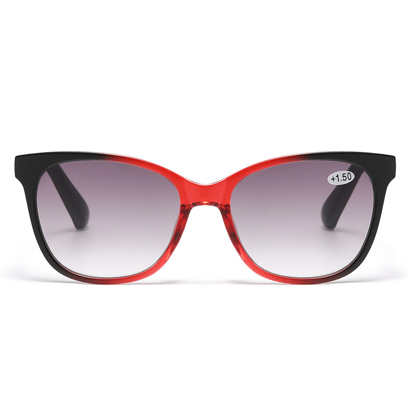 fashionable two-color glasses solar-powered for elderly