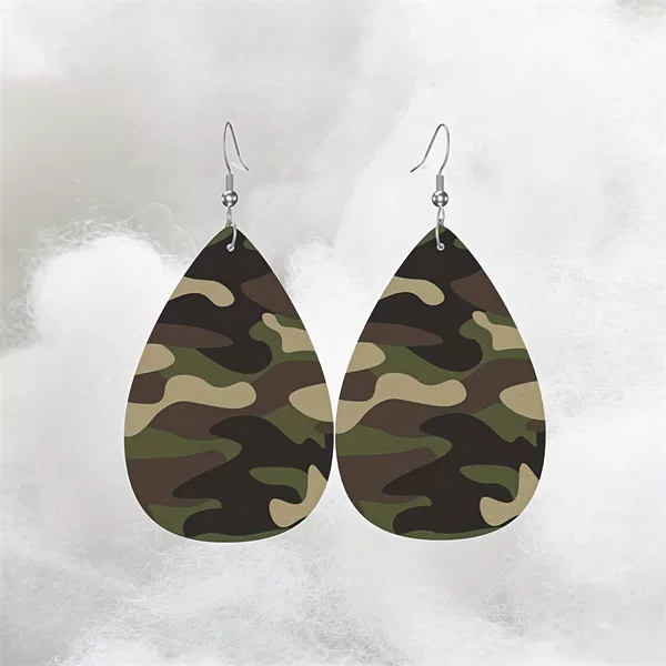 1 Pair, 2D Acrylic Earrings, Teardrop, Water Drop Dangle, Holiday Gift, High-End Feel for Girlfriend