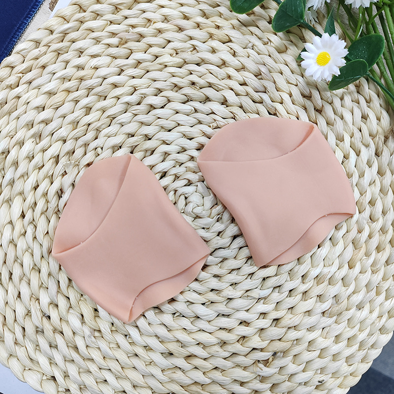 Arco de silicona almohadilla de calzado de calzado de dedo de pie cubierta de brazo de pie vendaje soporte de brazo de pie almohadilla de media yardas para hombres y mujeres