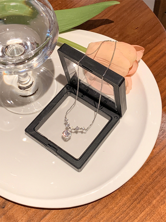 Nouveau collier de luxe pour femme en argent sterling S925, élégant, inaltérable, avec un papillon et une chaîne clavicule haut de gamme et polyvalente._voghion.com