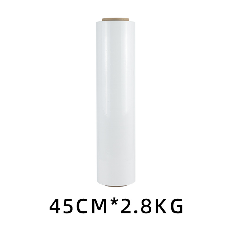 Película elástica negra de PE de 50 cm, película de embalaje para mudanzas, película autoadhesiva, película de envoltura, película de plástico negra, película de embalaje