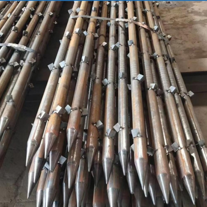 Construcción de refuerzo incrustado de tubería de sonido ultrasónico para puente de túnel con lechada de conducto pequeño