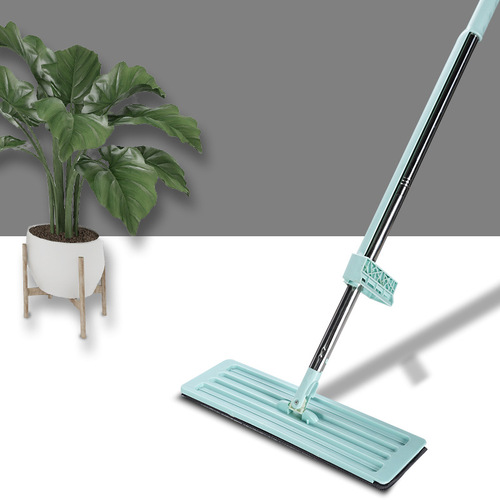 Wholesale hand-washable flat mop for household tile flat mop dry and wet dual-use lazy wooden floor mop