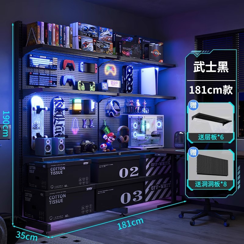 Escritorio para computadora doble Escritorio para deportes electrónicos Mesa para parejas Mesa de juego lado a lado Dormitorio Escritorio para el hogar Escritorio para oficina Mesa de trabajo