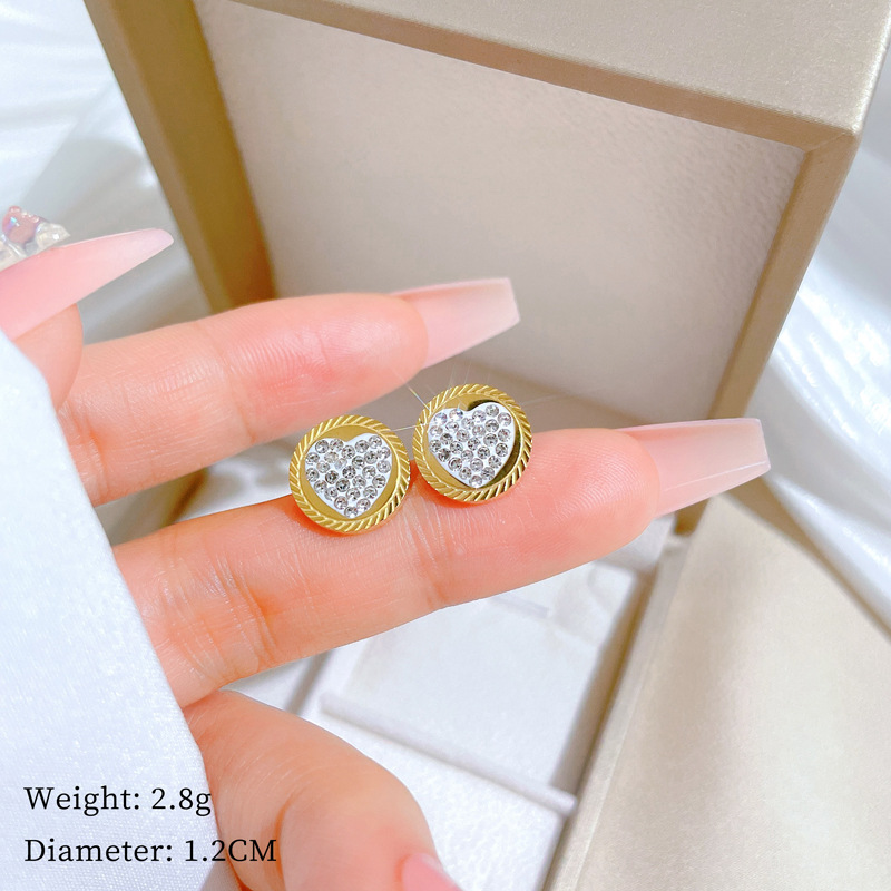 Minimalistisches Echtgold Collier Mit Diamantbesatz Für Damen_voghion.com