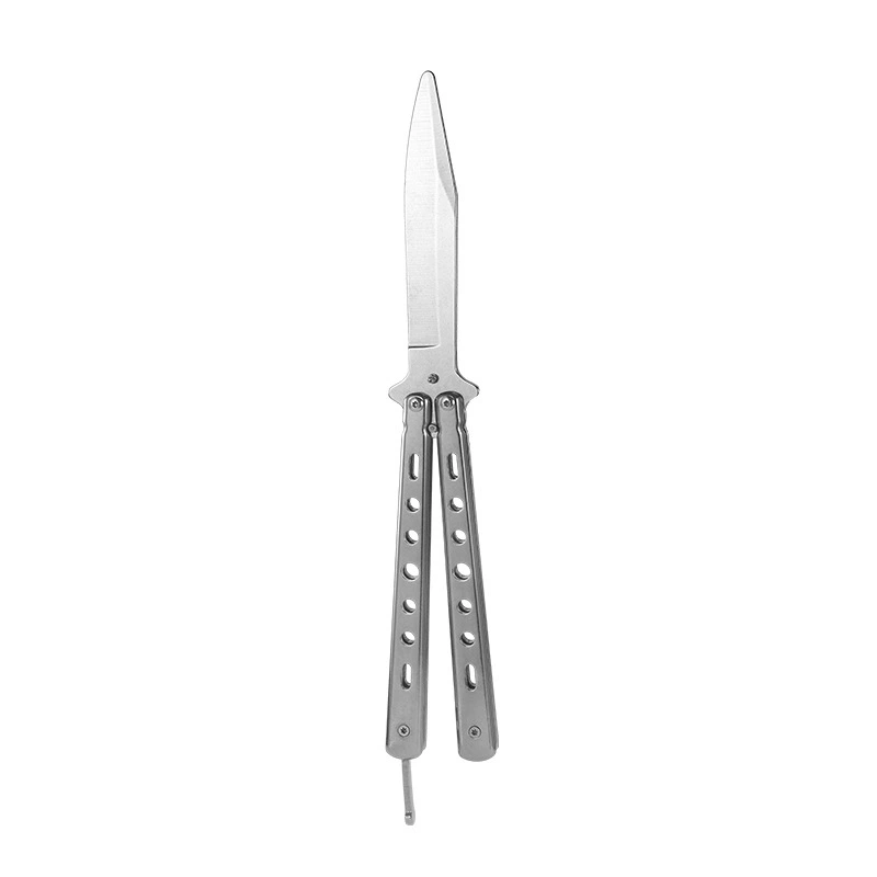 Butterfly (Balisong) Trainer Knife — Non-Sharp Practice Trainer, Multi-Color Tips