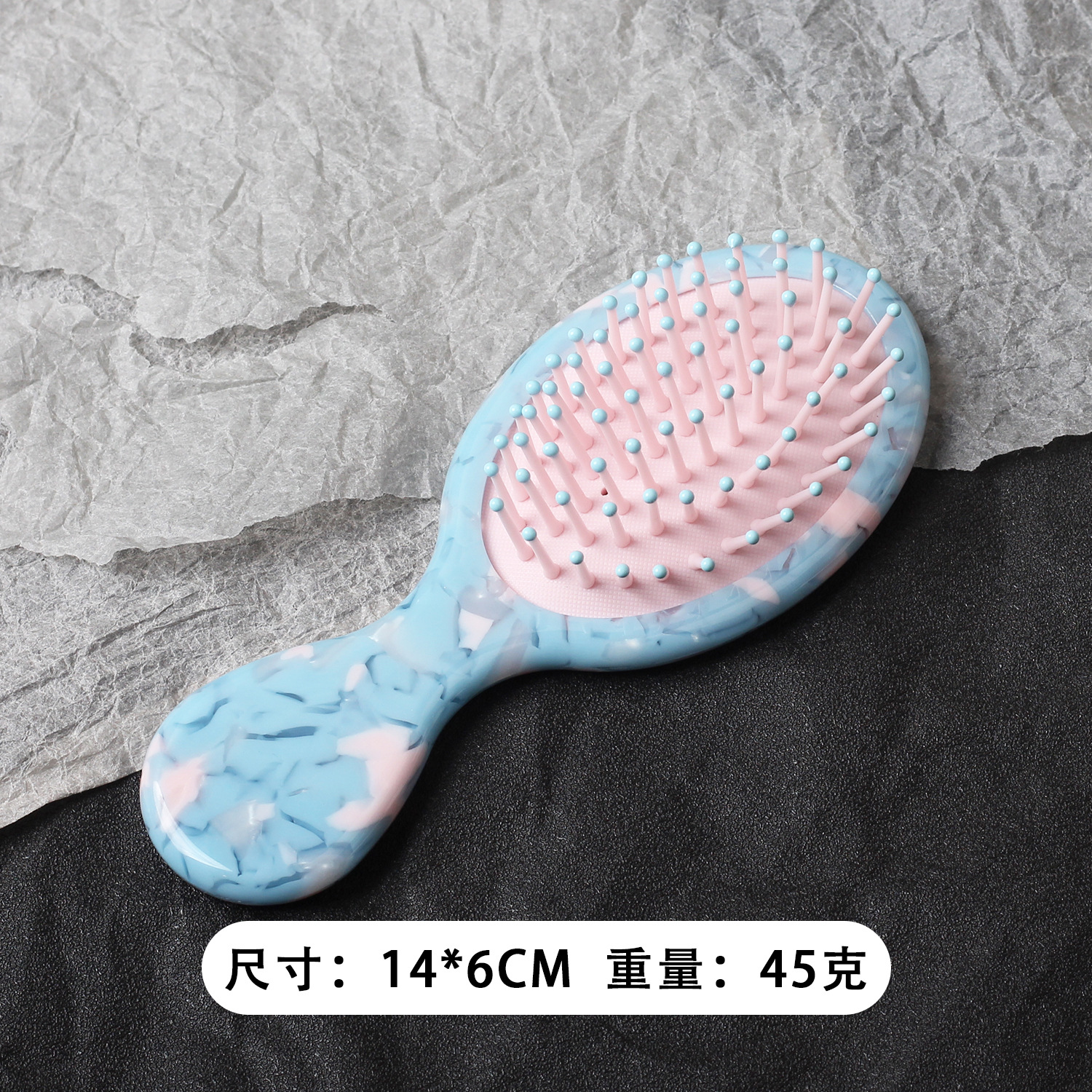 Nuevo peine de acetato con airbag para niños, cepillo para el cabello lindo y elegante para niñas, pequeño peine de masaje portátil. image 8