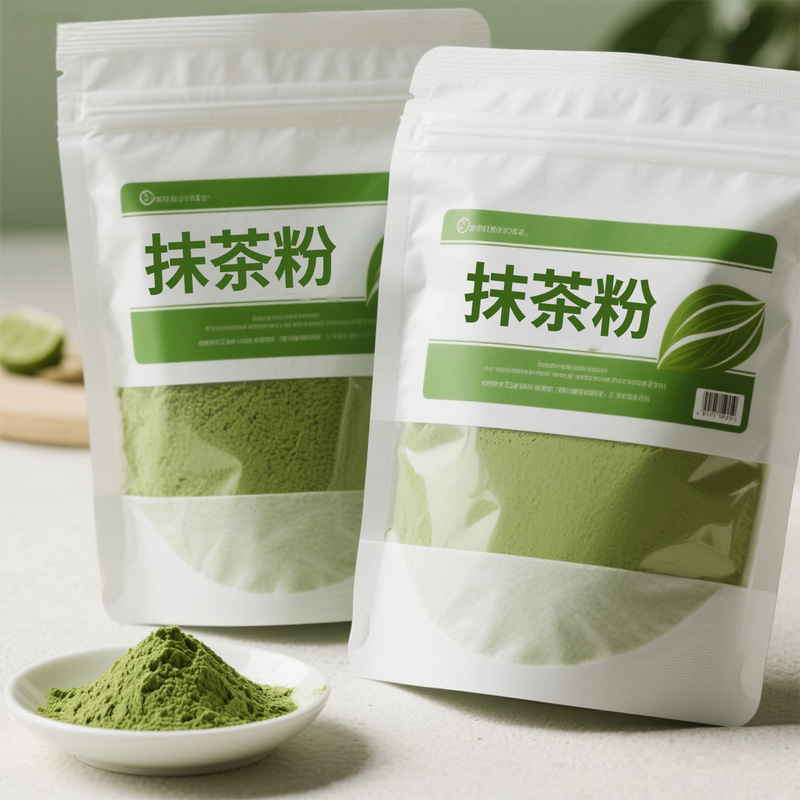Pure Matcha Powder 500g for Brewing, 0 Added Sucrose, Special for Baking Cakes, Coffee, and Milk Tea Shop Raw Materials in Bags