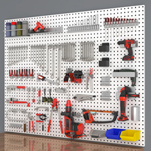工具挂板方孔洞洞板烘焙挂架收纳架挂钩汽车美容挂墙板五金展示架