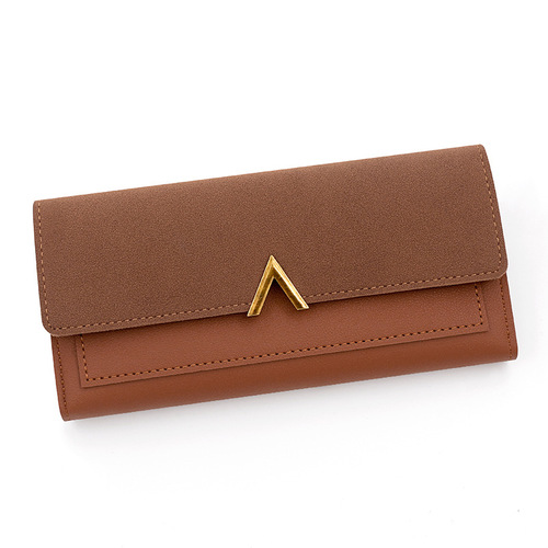 New women's wallet fashion simple women's pu long wallet wallet multi-card slot card bag clutch wholesale