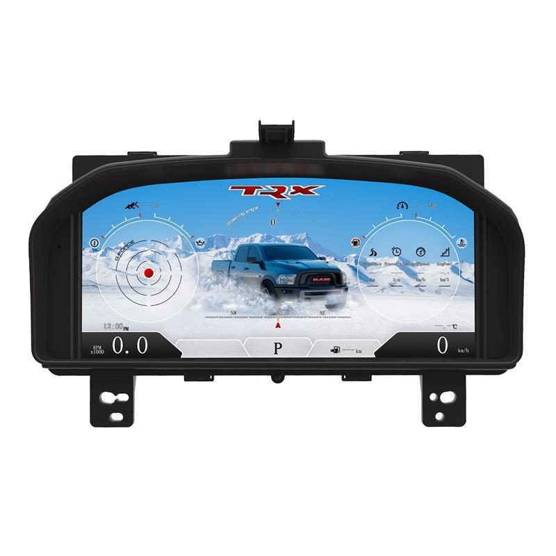 Dodge Ram Ram 1500/2500/3500 08-12 Models Dedicated Full Lcd Instrument Panel with Off-Road Incline Angle Display