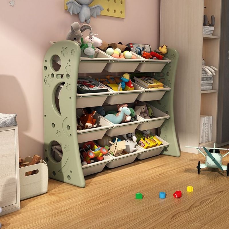 Children's toy storage rack, kindergarten baby bookshelf, sorting and organizing rack, storage cabinet, multi-layer shelf, large capacity