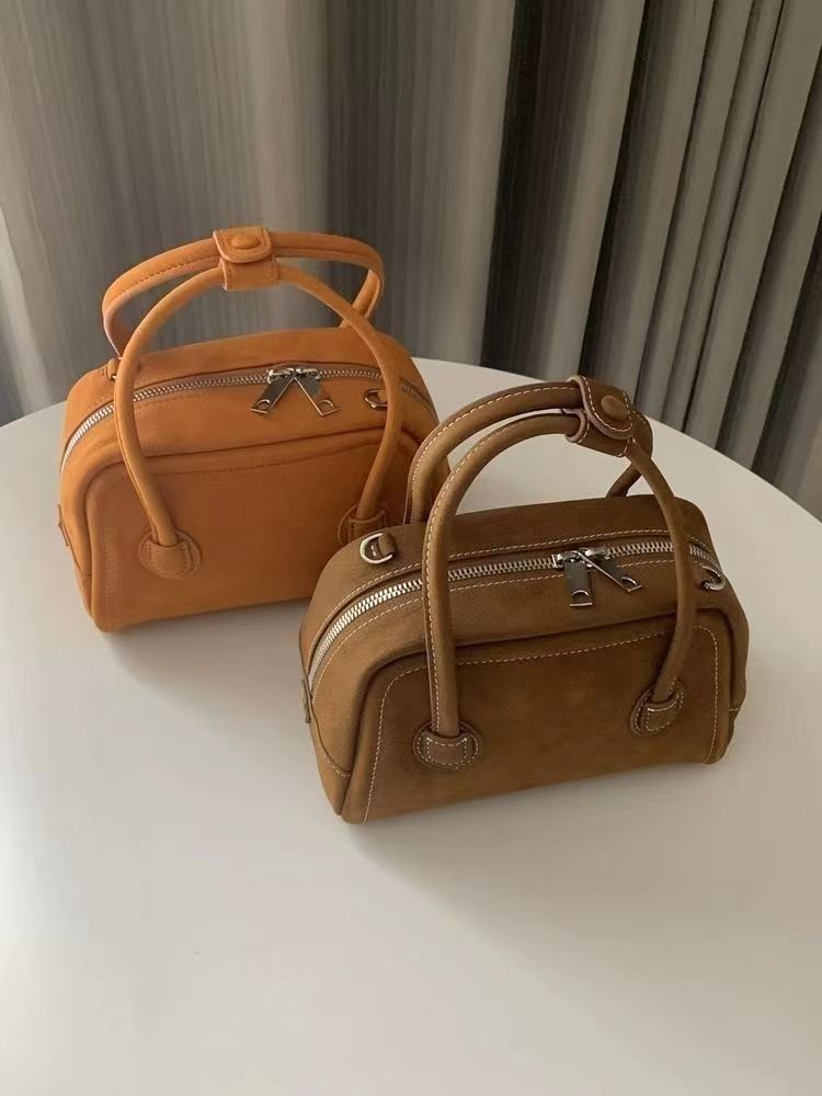 Corea del Sur nicho diseño mrglutatione nuevo Boston mini pequeño bolso cuadrado retro bolso mensajero bolsa de hombro