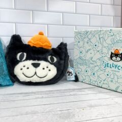 イギリスJC縁起の良い猫アニメ立体黒猫斜めがけ携帯バッグ小銭入れ女の子可爱い小かばん着