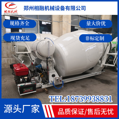 相融机械  小型混凝土搅拌运输罐 车载式搅拌罐 定制柴油机搅拌罐|ru