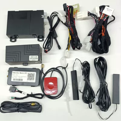 【Cross-border Exclusive Supply】Car one-touch start modification with mobile phone control, remote start, air conditioning, cooling, keyless entry (Car Keys)