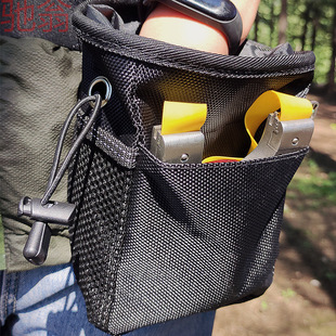 Slingshot Bag, Steel Ball Bag, Outdoor Tactical Storage Waist Bag, Rock Climbing Magnesium Powder Bag, Multi-Functional Bow Food Bag, Mud Ball Bag