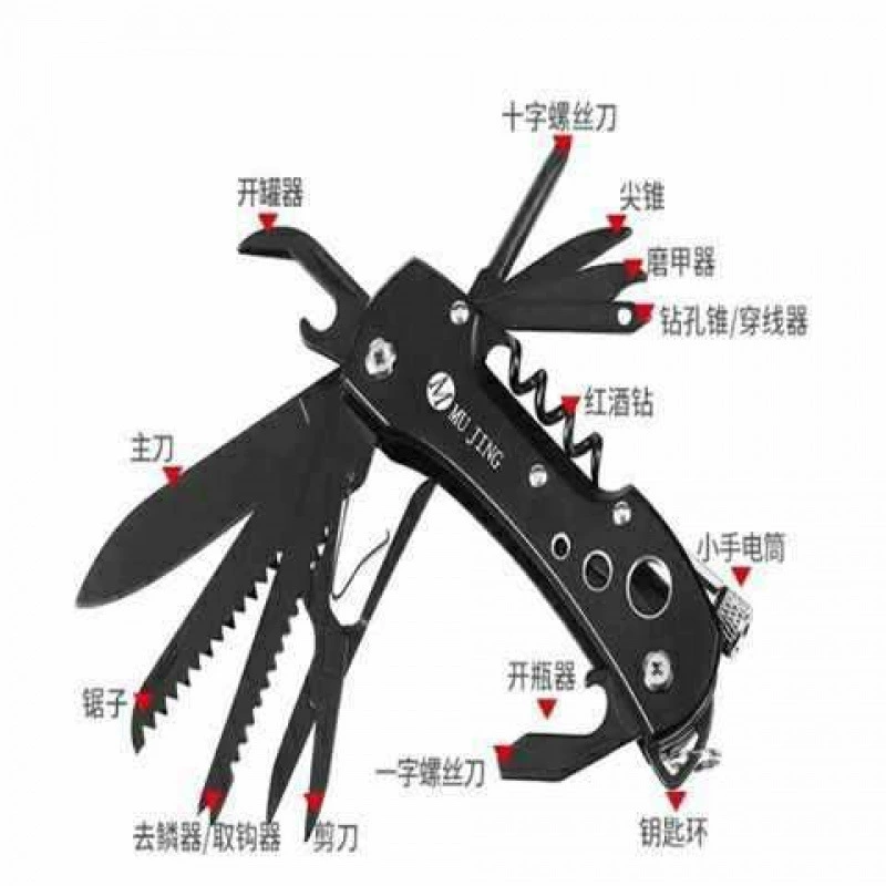 Folding universal travel tools set, pocket knife, Switzerland