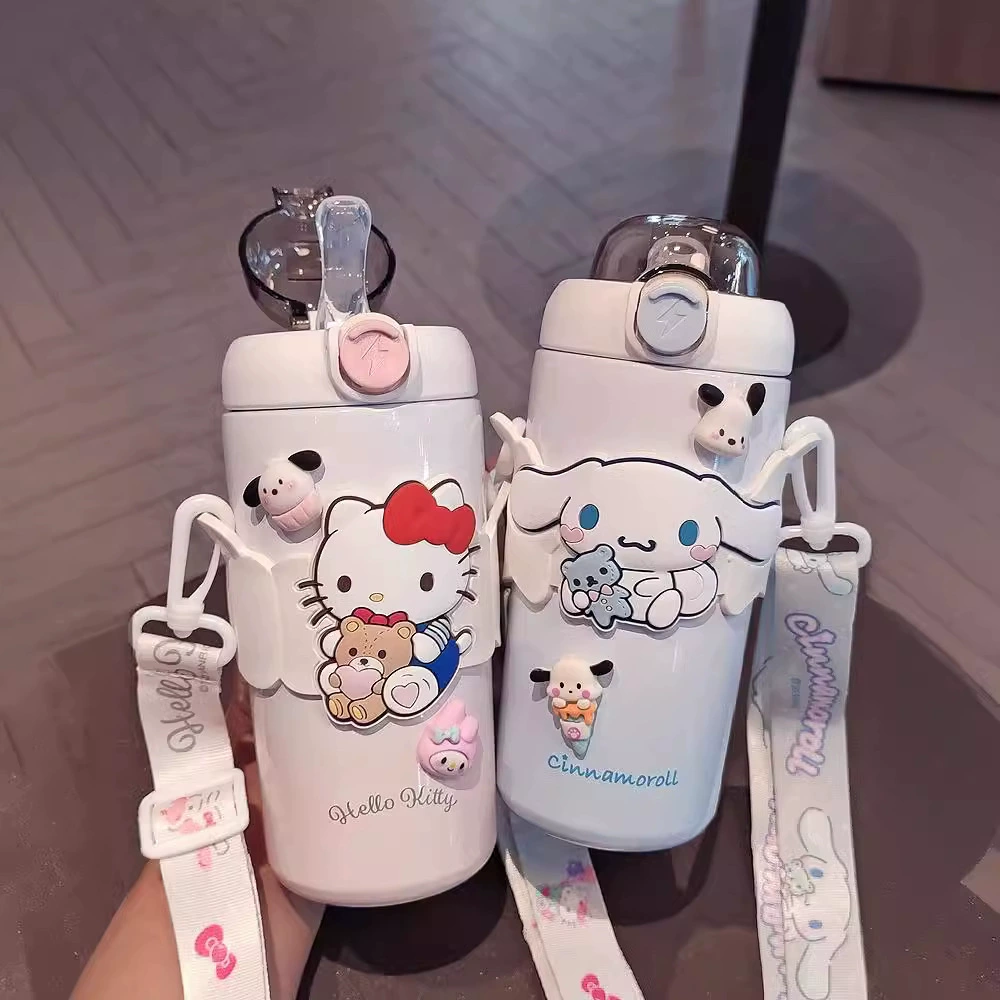 Aikos Sanrio Детский термос в термоизоляции для первоклассников Yugui собака особенная девочка 201316 Новый водяной cup