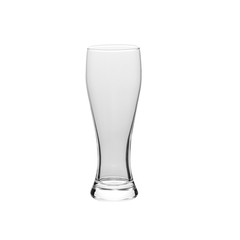Taza de cerveza de vidrio, taza de cerveza, taza de cerveza, taza de soplado, taza de bebida fría, logotipo personalizado, fuente de suministro