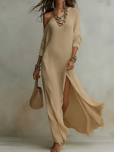 quality summer elegant knitted long-sleeve