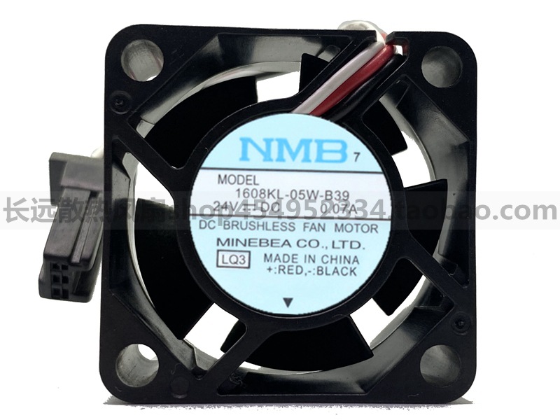 1608KL-05W-B39 NMB-MAT 24V 0.07A/0.08A带报警驱动器专用风扇