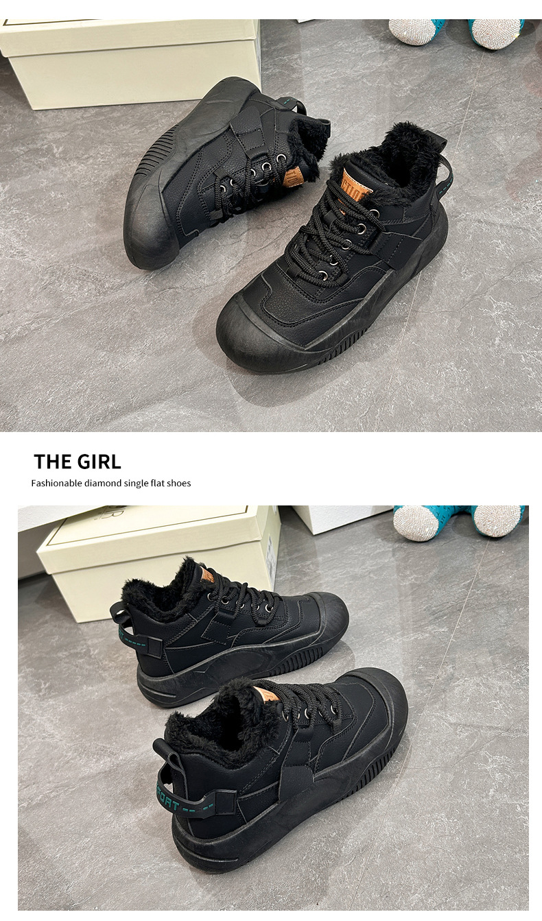 Stivaletti donna alti invernali caldi con piattaforma sneaker_voghion.com