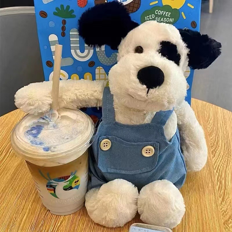 原Jcat害羞海盜狗公仔小紅書同款斑點狗玩偶寶寶安撫玩具海盜小狗