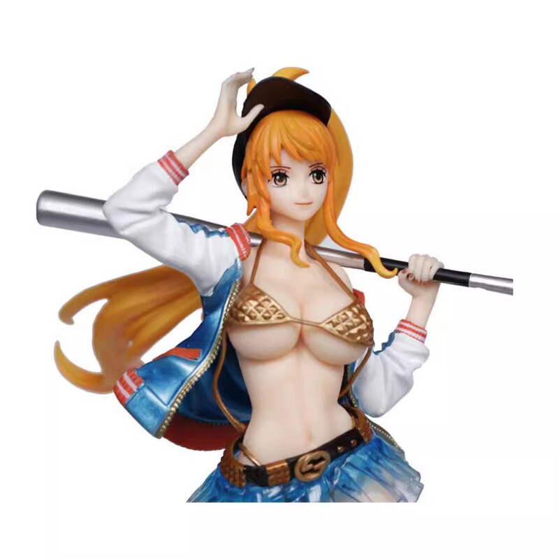 One Piece King Lufei GK Tide Brand Street Trend Nami Robin Female Emperor Boxed Hand Toy Decoration Desktop Model