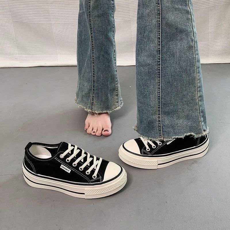 2026 nuevos zapatos de lona coreanos zapatos deportivos casuales zapatos de mujer al por mayor transpirables