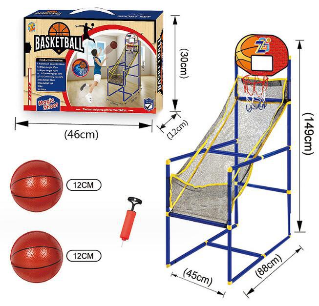 Competición transfronteriza al aire libre interior portátil de baloncesto móvil máquina de tiro para niños juguetes deportivos para niños