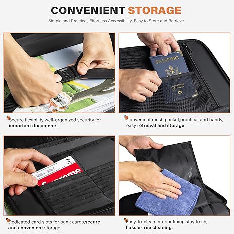Multilayer storage bag for documents