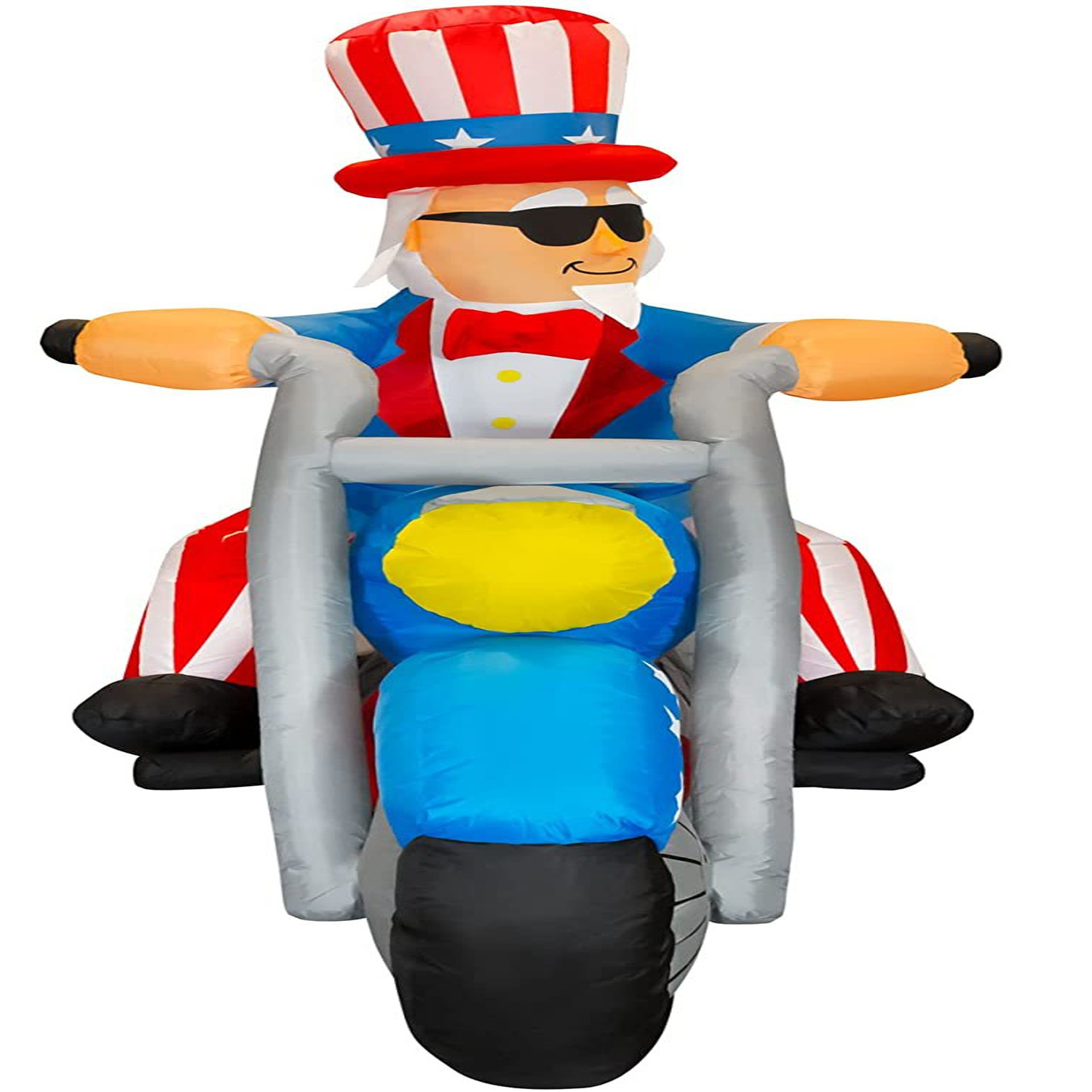 圣诞节小丑摩托气模亚马逊独立日小丑骑摩托车气模 户外充气模型