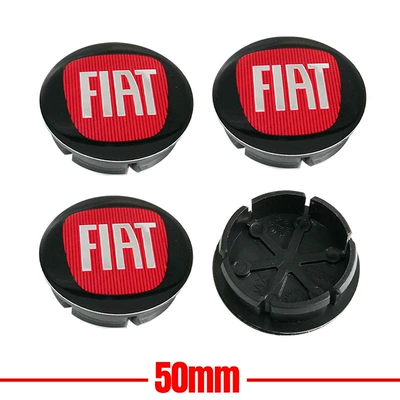 hub cap center cover — Car logo - black-background-with-black-and-silver-labels-50mm-set