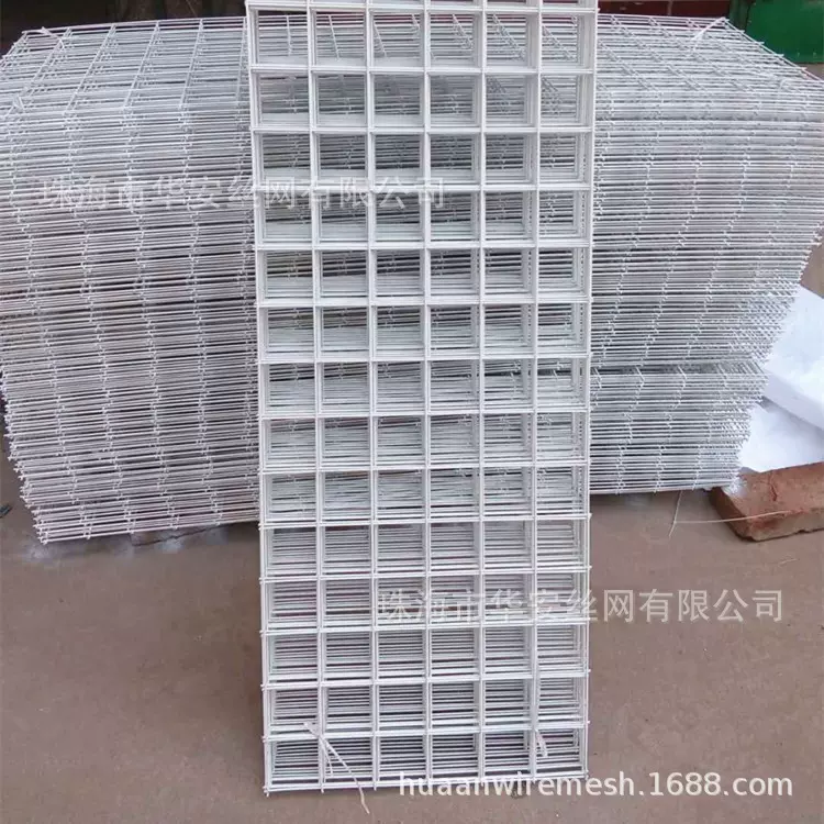 珠海现货白色铁丝网片白色网格挂网超市货架展示架挂钩网格万用网