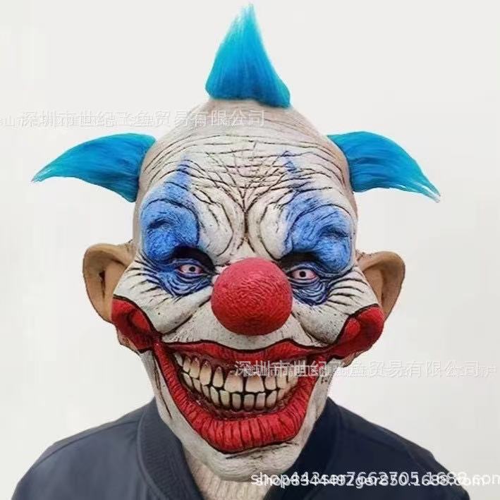 Halloween Soul Broken Clown Mask Cosplay Festival divertido vestido nuevo casco de látex en stock