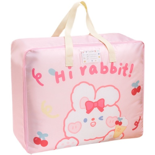 Preschool quilt storage bag for children, waterproof and moisture-proof, large capacity for moving quilts, bedding, cotton blankets, clothing, hand-held bag