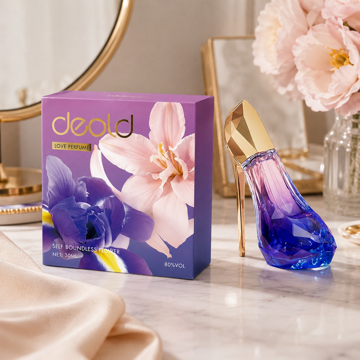 Ruby High Heels Nuovo profumo floreale e fruttato da donna, fragranza di nicchia universale, profumo creativo al tè Darjeeling, deodorante spray_voghion.com