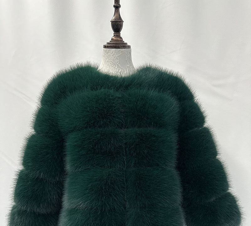 Damenbekleidung Pelz Spleißen Pelzmantel Damen Stil Casual Langarm Winter Warm Pelzmantel_voghion.com