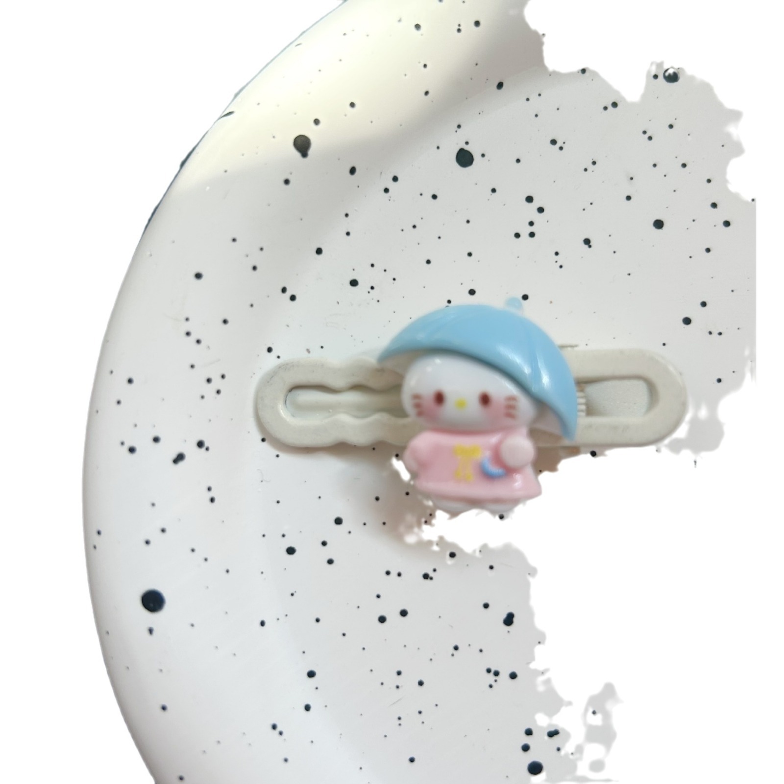 Creativo de dibujos animados gatos brocas de cabello lindas chicas dulces frente brocas de cabello rotas joyas nuevas brocas laterales versátiles