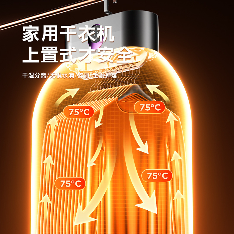 2025年新型衣類乾燥機 小型衣類乾燥機 家庭用乾燥機 寮用 赤ちゃん用 折りたたみ式 ポータブル衣類乾燥機|undefined