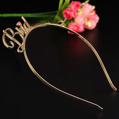 European and American fashion headband, wedding bride bridesmaid temperament hair ornaments, women's hair curling, hair curling, ponytail decorations, hair curling, hair curling