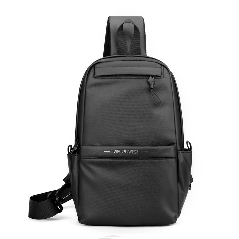 WEPOWER nuevo bolso de pecho de los hombres de moda casual multi-funcional bolsa de mensajero de viaje portátil de negocios bolsa de pecho