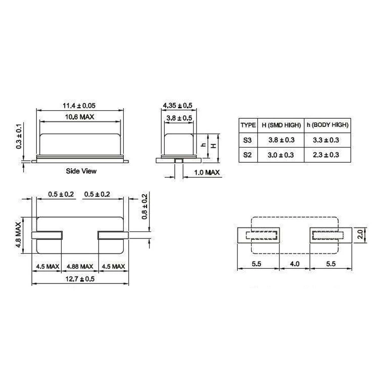 Фабричная прямая поставка HC-49SMD 9.81563м новая заплатка высокая точность, высокоточная несинхронная кристаллическая резонансная