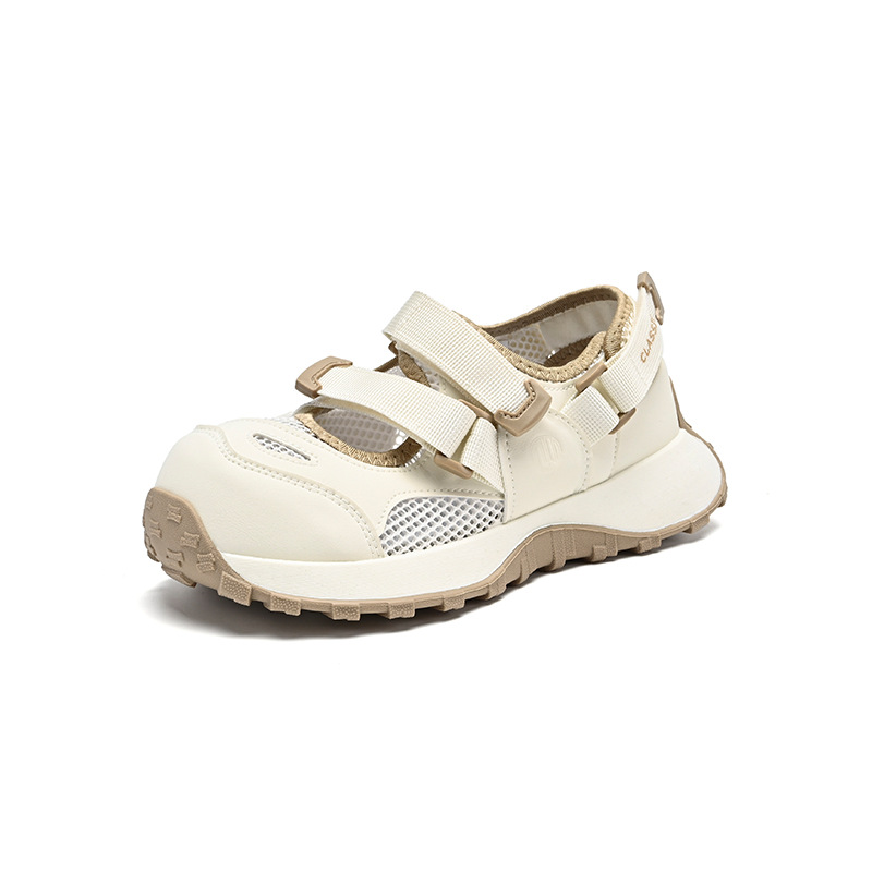 Giày thể thao nữ dáng sandal leo núi thoáng khí — IF152E Màu mơ