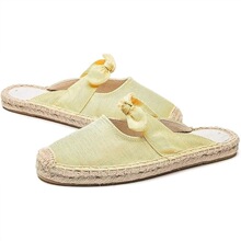 R 84523 Bow Knot Slip-On Sandals �ݱ���Ь ŷ������羳����ѷ