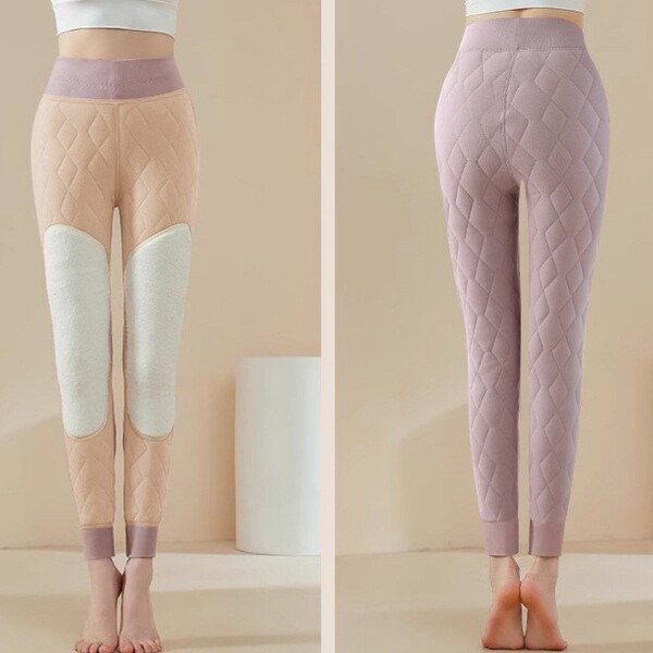Velvet keep warm demi-season trousers